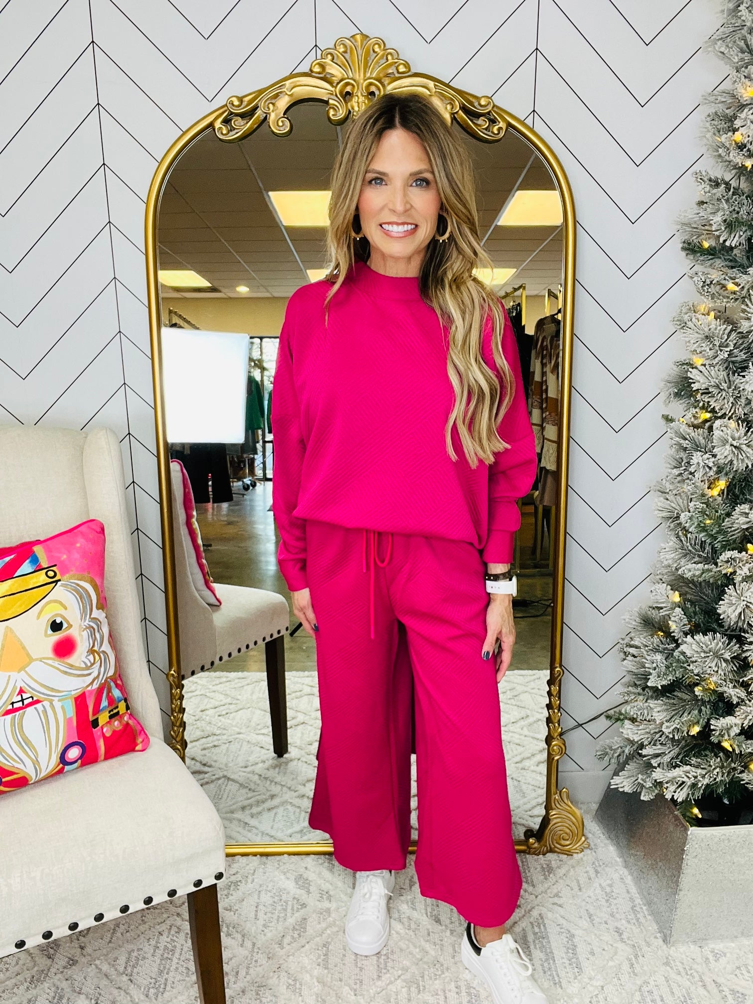 ON THE GO SET-MAGENTA-WAREHOUSE SALE