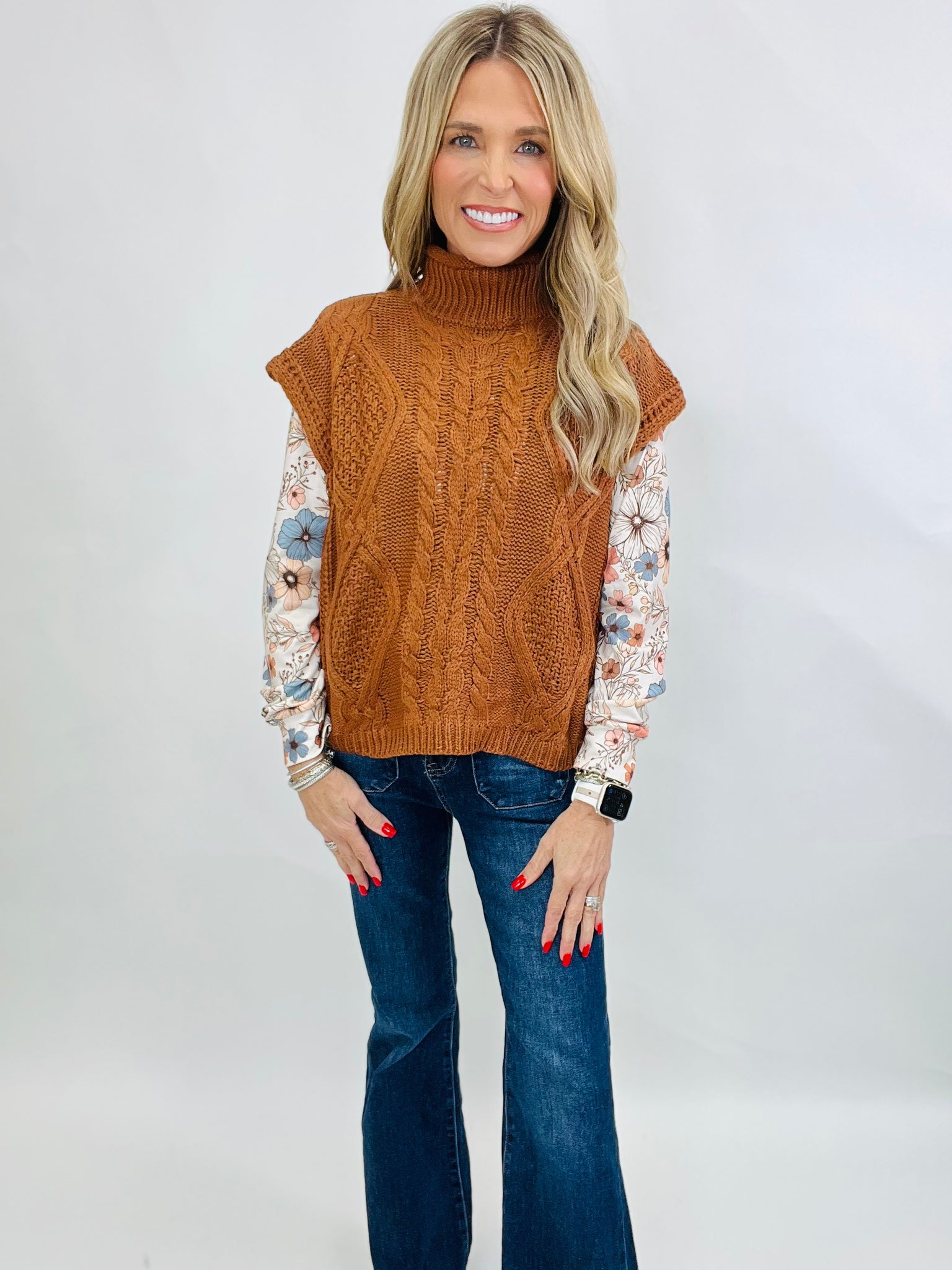 TOFFEE EFFECT SWEATER--WINTER SALE