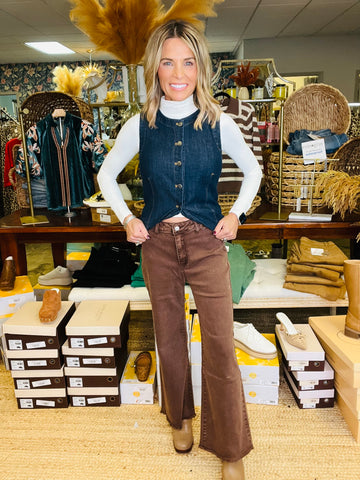 THE MAGNOLIA JEANS -BROWN