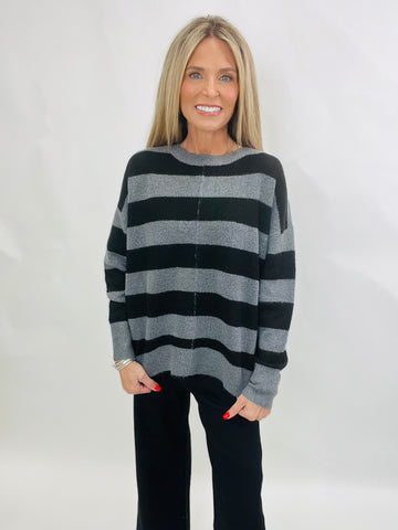 STRICT PLANS SWEATER-GREY