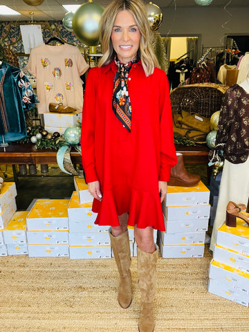 THE RED PEPPERMINT DRESS