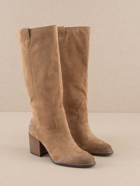 ROXANNE KNEE HIGH BOOT-LATTE--RESTOCK ALERT