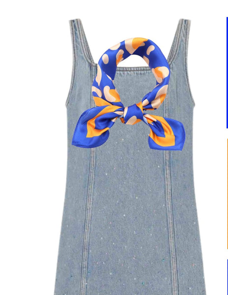 GO BIG BLUE SCARF