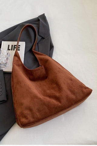 THE CLARA HANDBAG- BROWN RUST