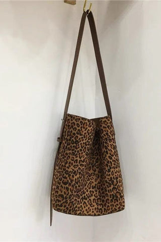 THE CHEETAH SUEDE BAG
