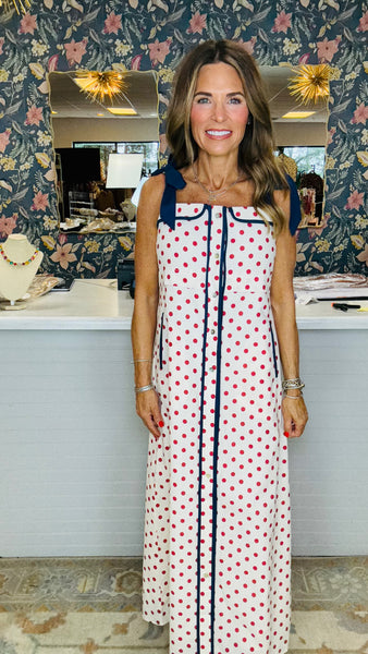 THE GAME DAY WORHTY MIDI DRESS