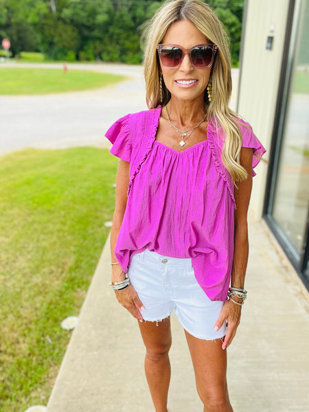 BLOOMING ORCHID TOP