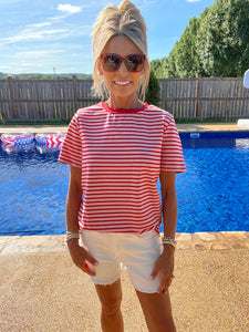 FOLLOW THE STRIPE TOP--FLASH SALE