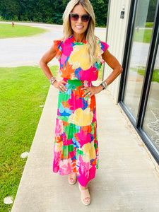 GO TROPICAL MAXI DRESS