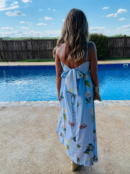 THE SUNSET OASIS MIDI DRESS