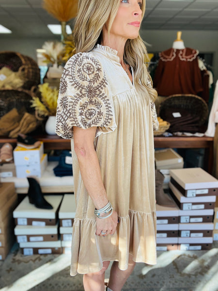 TOFFEE BREAK DRESS