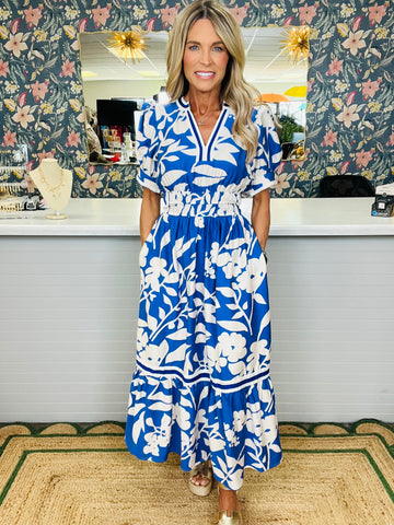 CUDDLE IN BLUE DRESS