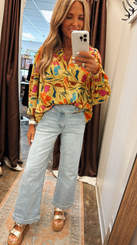 Tummy Control High Rise Crop Wide Front Waist Band-RESTOCK ALERT