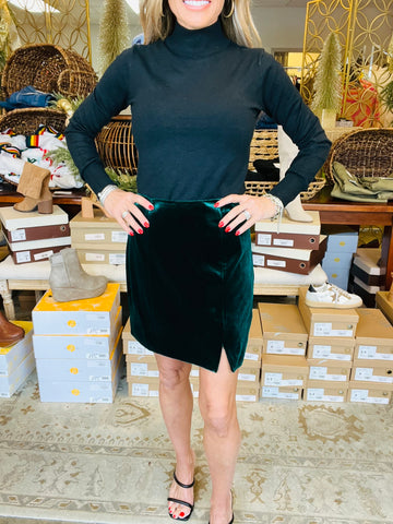 EMERALD SHOWER SKIRT--WINTER SALE