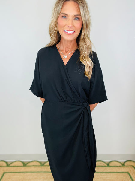 ALWAYS THE PRIZE DRESS-BLACK--LAST ONE SALE