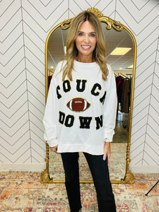 THE TOUCHDOWN TOP- BLACK*** HALF PRICE SALE ****