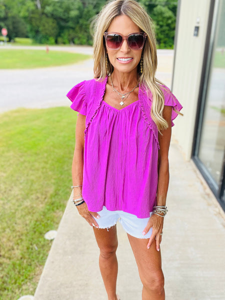 BLOOMING ORCHID TOP