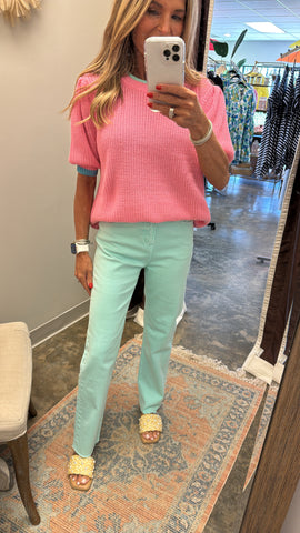 THE UNLEASHED JEANS-MINT---FLASH SALE---