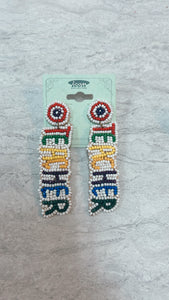 TEACHER BEADED EARRINGS