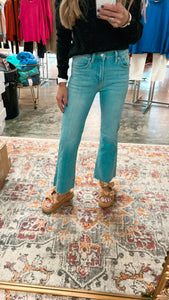 SHOW MY HEART  CROPPED JEANS--RESTOCK ALERT