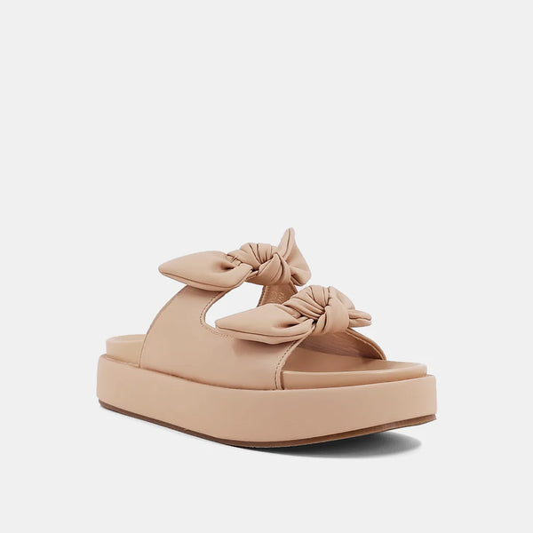 KIKI PLATFORM SANDALS- NUDE