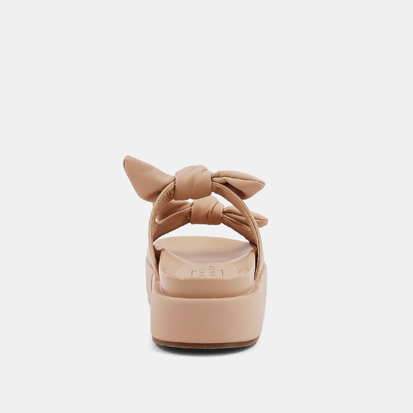 KIKI PLATFORM SANDALS- NUDE