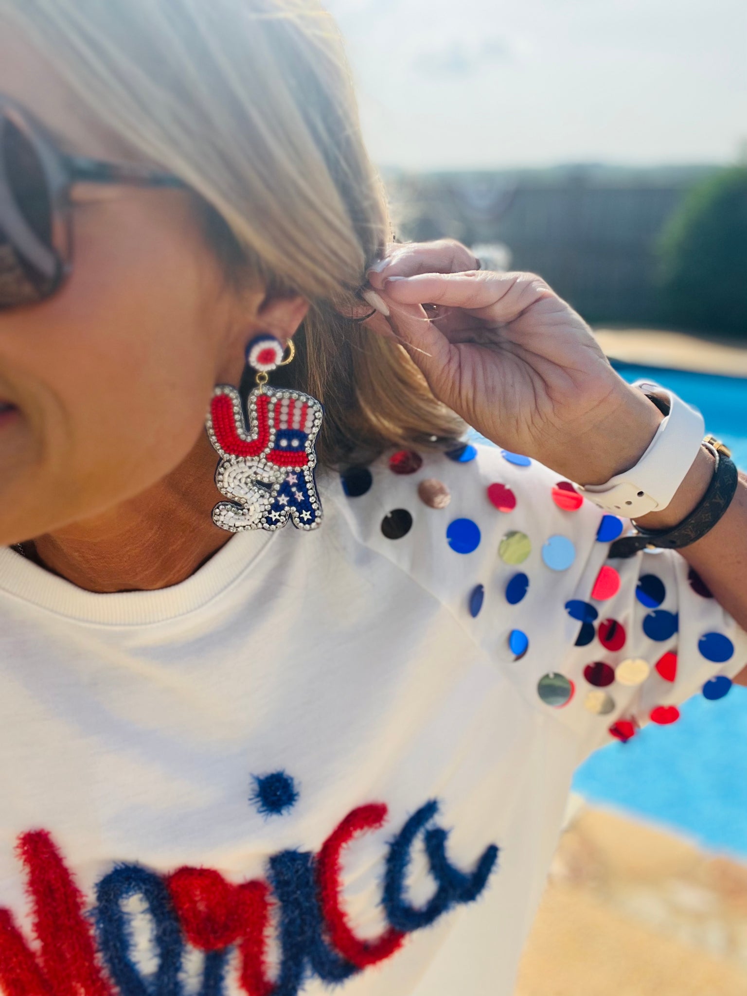 USA EARRING