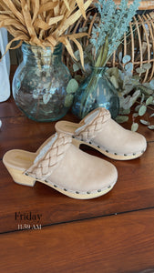 TAKE A DIVE CLOG- DARK NUDE