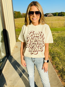 FALL NIGHTS GRAPHIC TEE—FLASH SALE