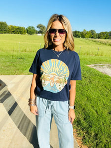 WILD WEST GRAPHIC TEE---FLASH SALE