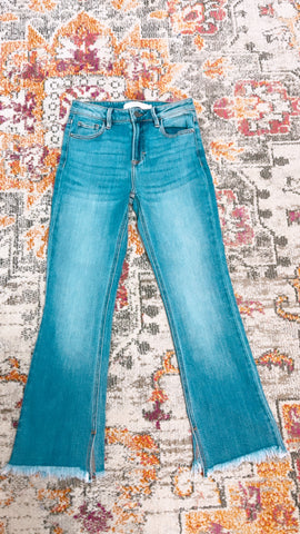 THE EMILIE ANKLE CROP STRAIGHT JEANS-- LAST CHANCE SALE