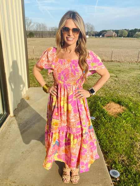 FALLING FOR FLORAL DRESS