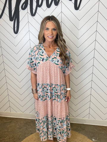 BLUSH AT NOON MAXI