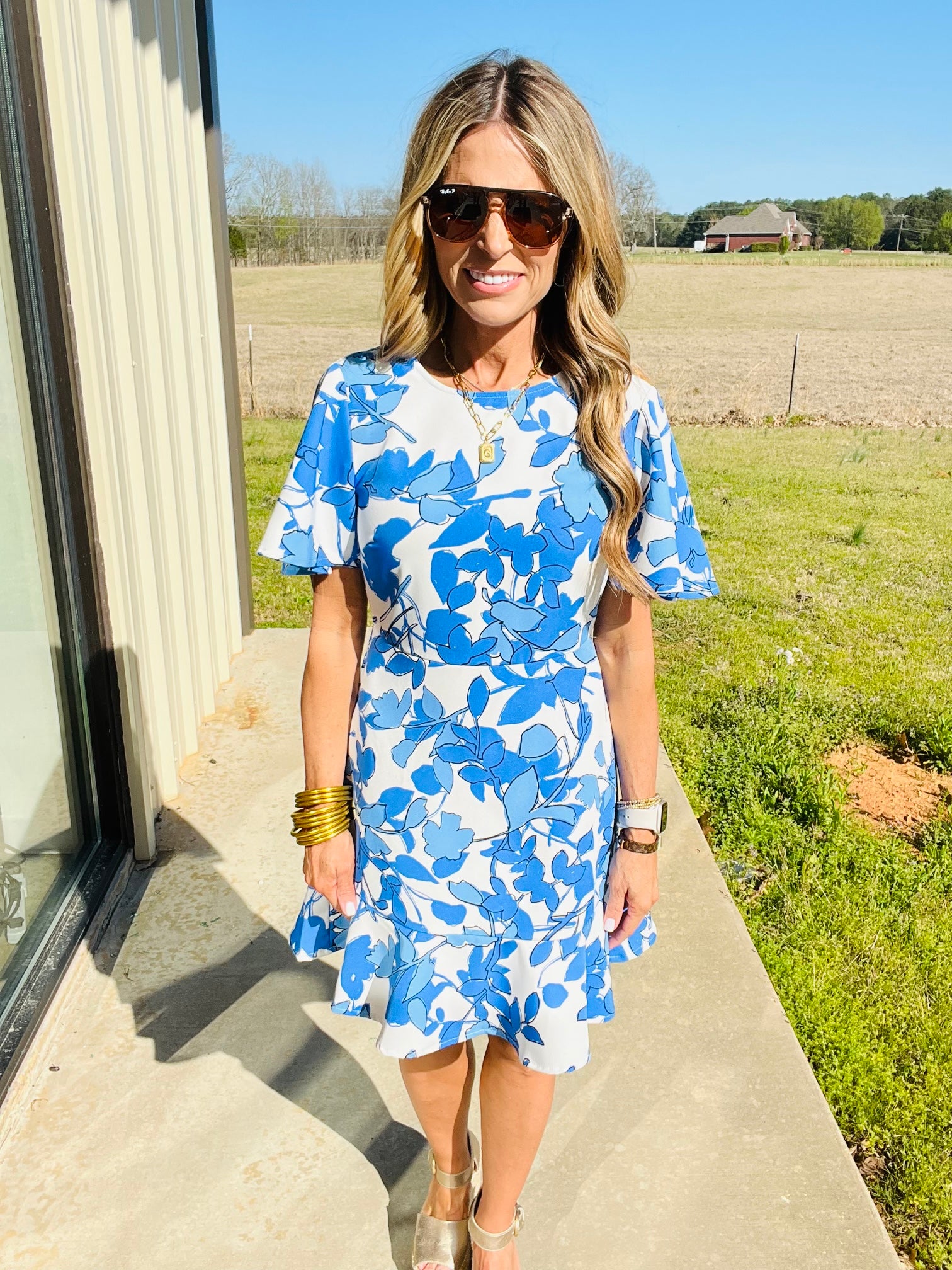 KHLOE FLORAL DRESS--FLASH SALE – Uptown Chic Boutique