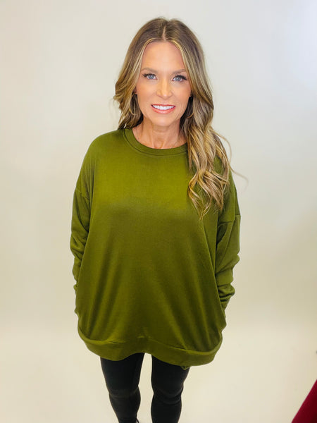 Like I Said Fleece Sweatshirt-END OF YEAR SALE