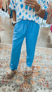 ENDLESS GETAWAY PANTS- BLUE