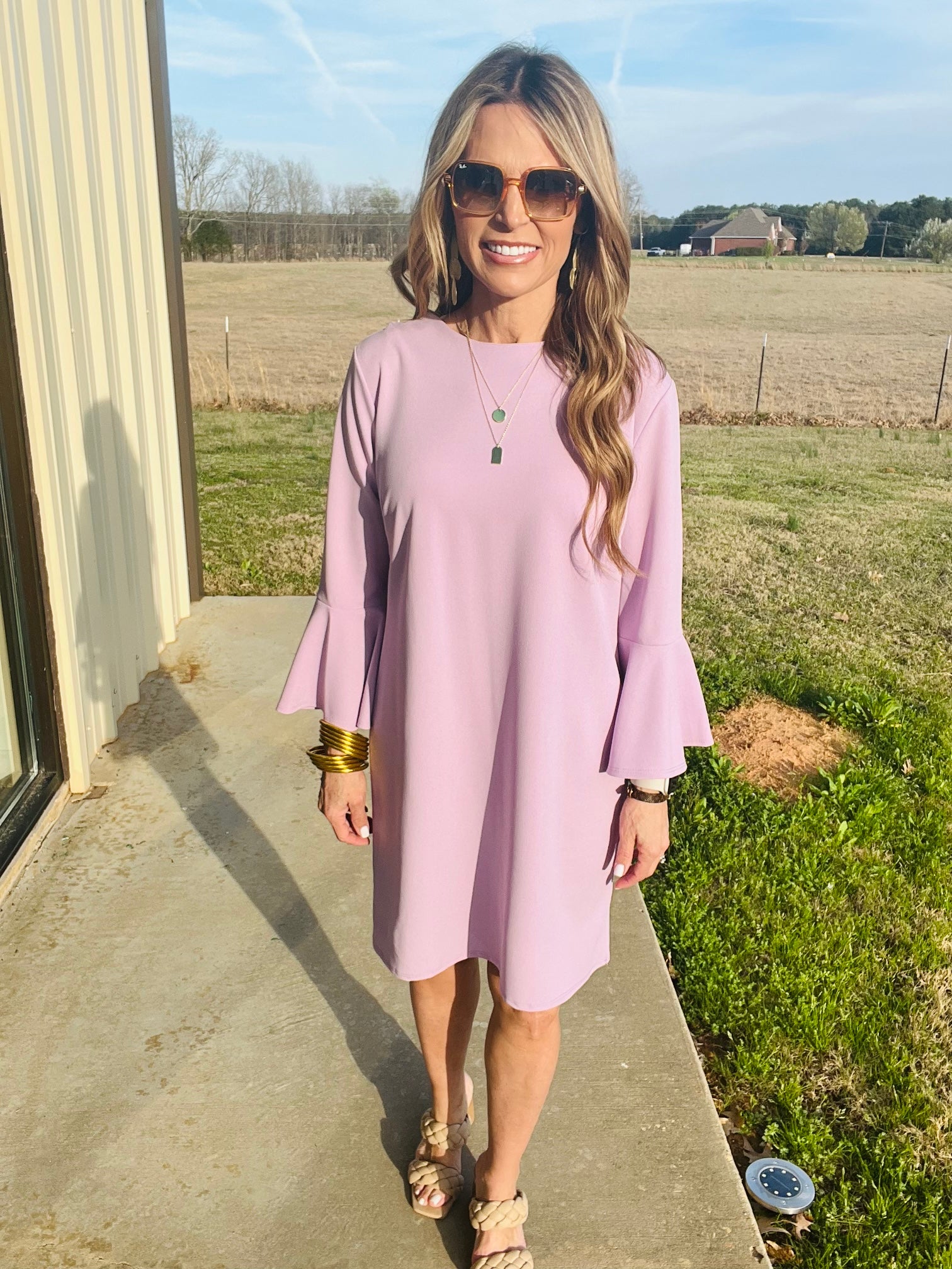 SELF LOVE DRESS- LAVENDER