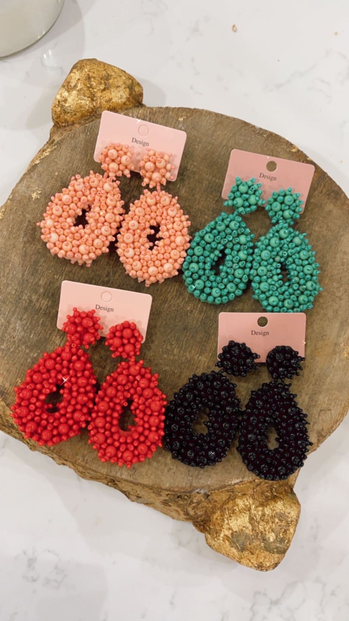 Moroccan Beaded earrings---RESTOCK ALERT!!